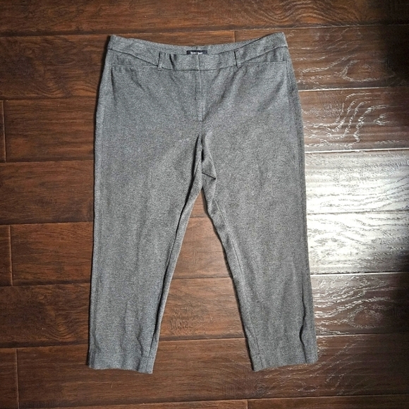 White House Black Market Pants - White House Black Market Gray Slim Ankle Pants Size 14